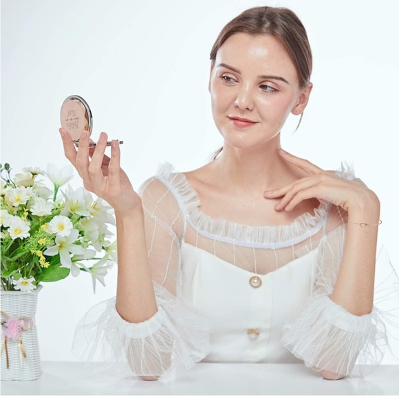 Bridesmaid Gifts - Set of 7 Pocket Mirrors - Picture 6 of 9